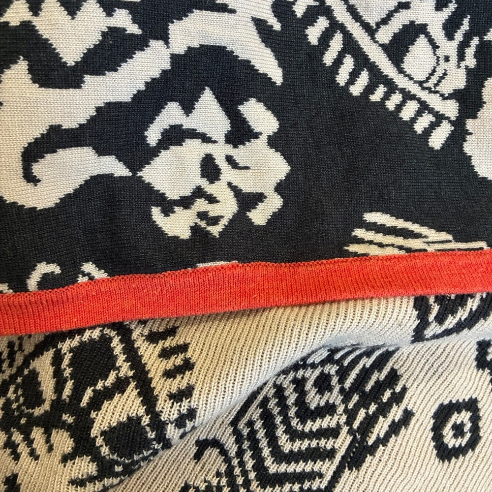 THML Black Cream Geometric print Cardigan - S - Tribal Print  Open Front - Picture 11 of 13